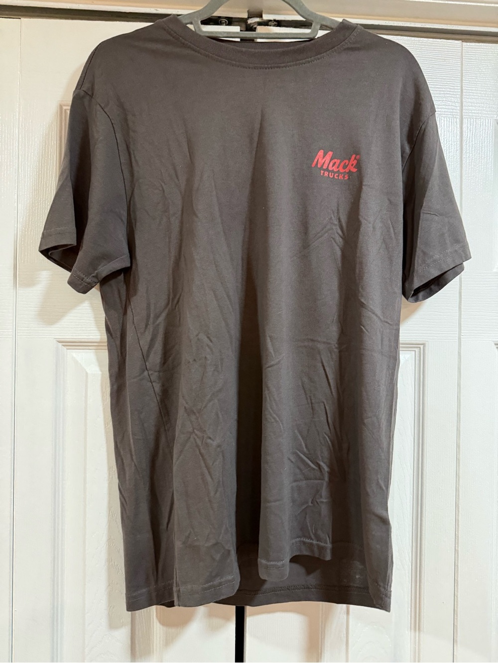 Mack Trucks Men's Short Sleeve Gray Logo Tee
